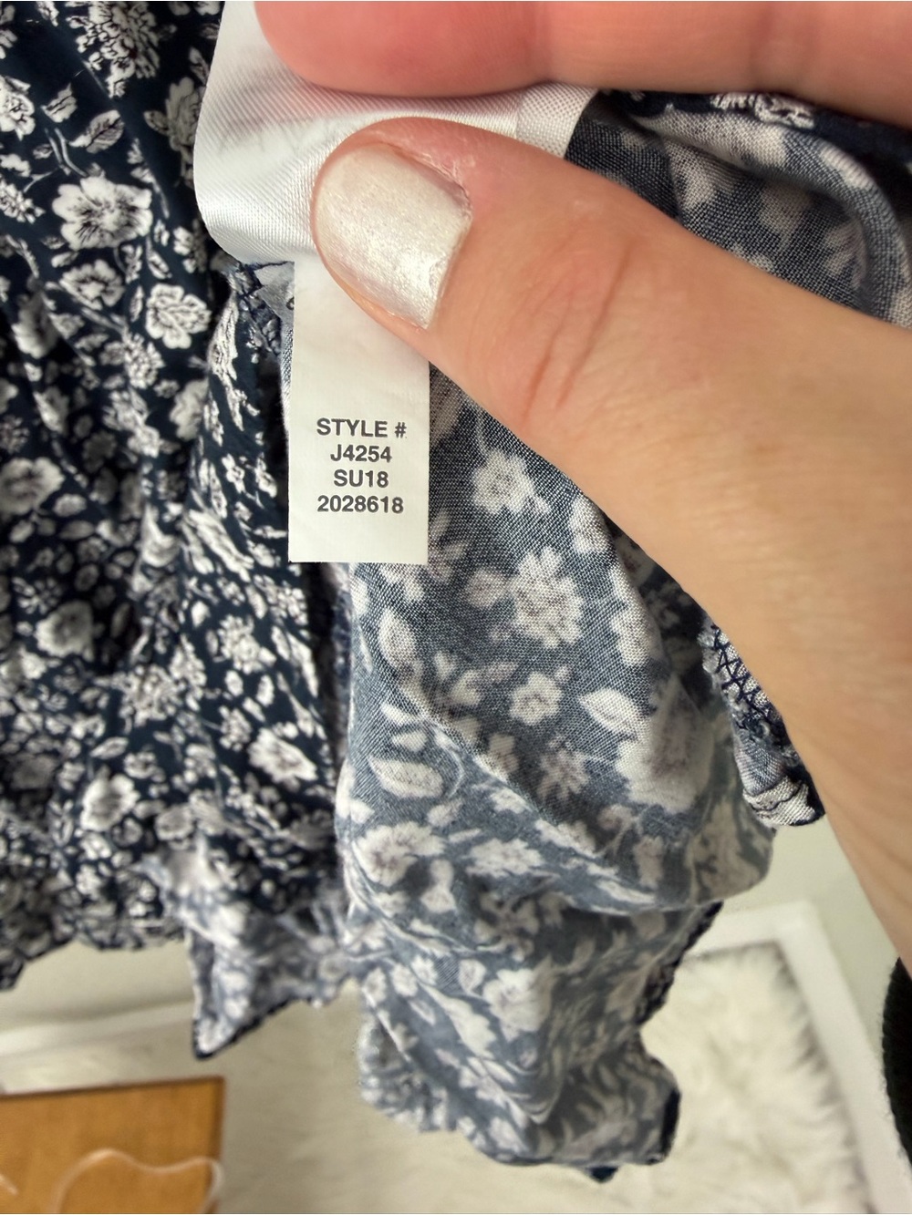 J. Crew Mercantile Faux Wrap Floral Dress Women’s Sz 14T - Picture 7 of 9